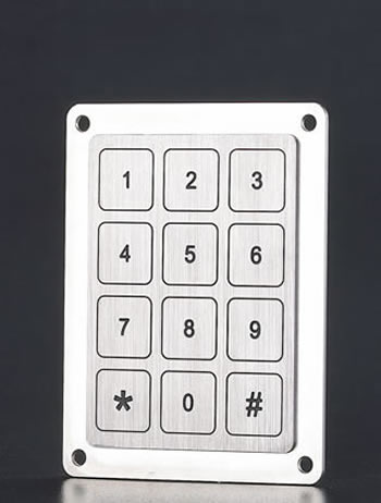 Touch Metal Piezo Keypads